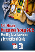 Self-Storage Maintenance Package 2023: Monthly Task Calendars and Guide